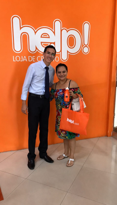 Felipe Freitas em atendimento presencial na Matriz!BMG
